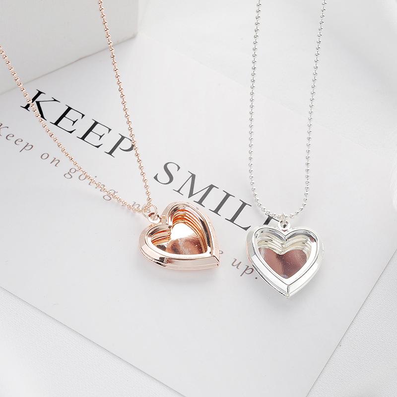 European & American Heart Necklace & Sweater Chain with Heart Box Design