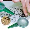 Mini Sowing Seed Dispenser 5 Different Settings Plant Seed Sower with 2 Transplanting Tools Small Seed Spreader Gardening Tool