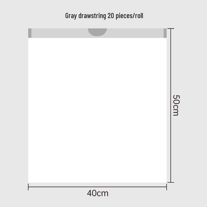 Thickened Automatic-Closure Drawstring Garbage Bags for Household Cleaning