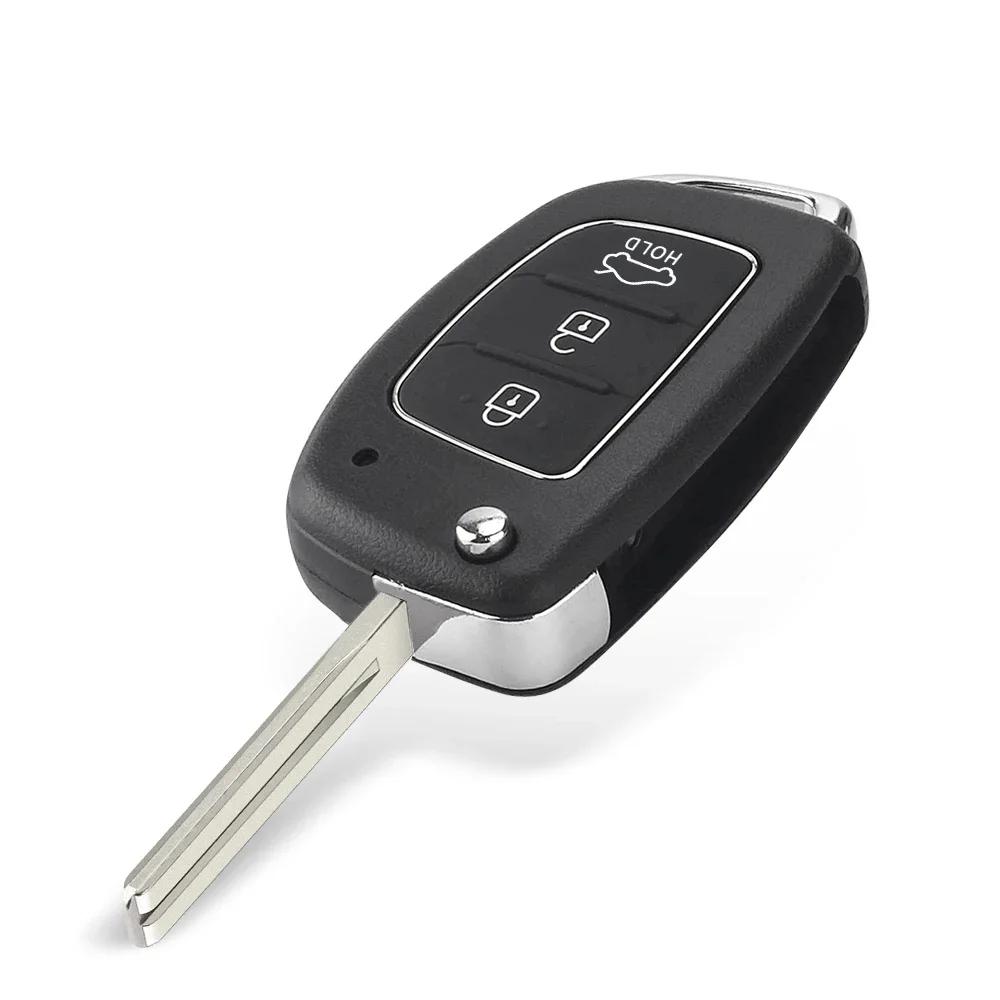 S Flip Remote Car Key Shell 3/4B Case For Hyundai Solaris Ix35 Ix45 Elantra Santa Fe Hb20 Verna Hy15/Hy20/Toy40 Blade