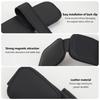 CRS1 Leather Car Sun Visor Glasses Case Card Ticket Pen Buckle Clip For Mercedes Benz CLK GLC W212 C200 C300 W203 W204 W205 W169 W176