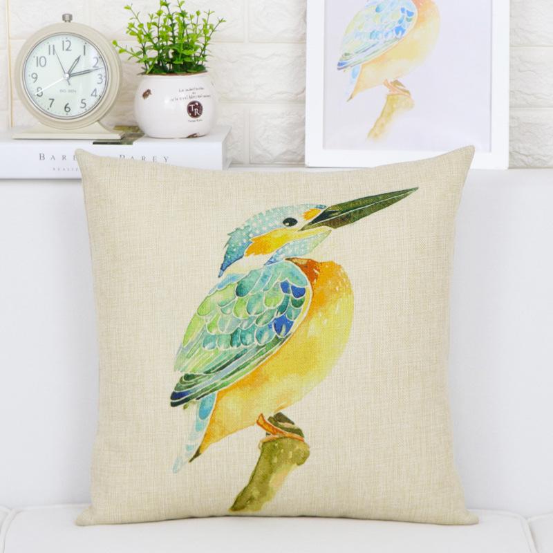 

Подушка-подушка Диванная подушка Офисная подушка для поясницы и спины Подушка для защиты поясницы в скандинавском стиле из перьев на изголовье кровати 45x45CM separate shell