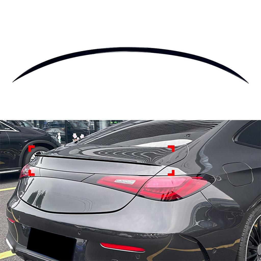 Rear Trunk Roof Lid Spoiler Wing Tail Tailgate Splitter Lip Spoilers For Mercedes-Benz CLE Coupe C236 CLE200 260 AMG 2024-2025