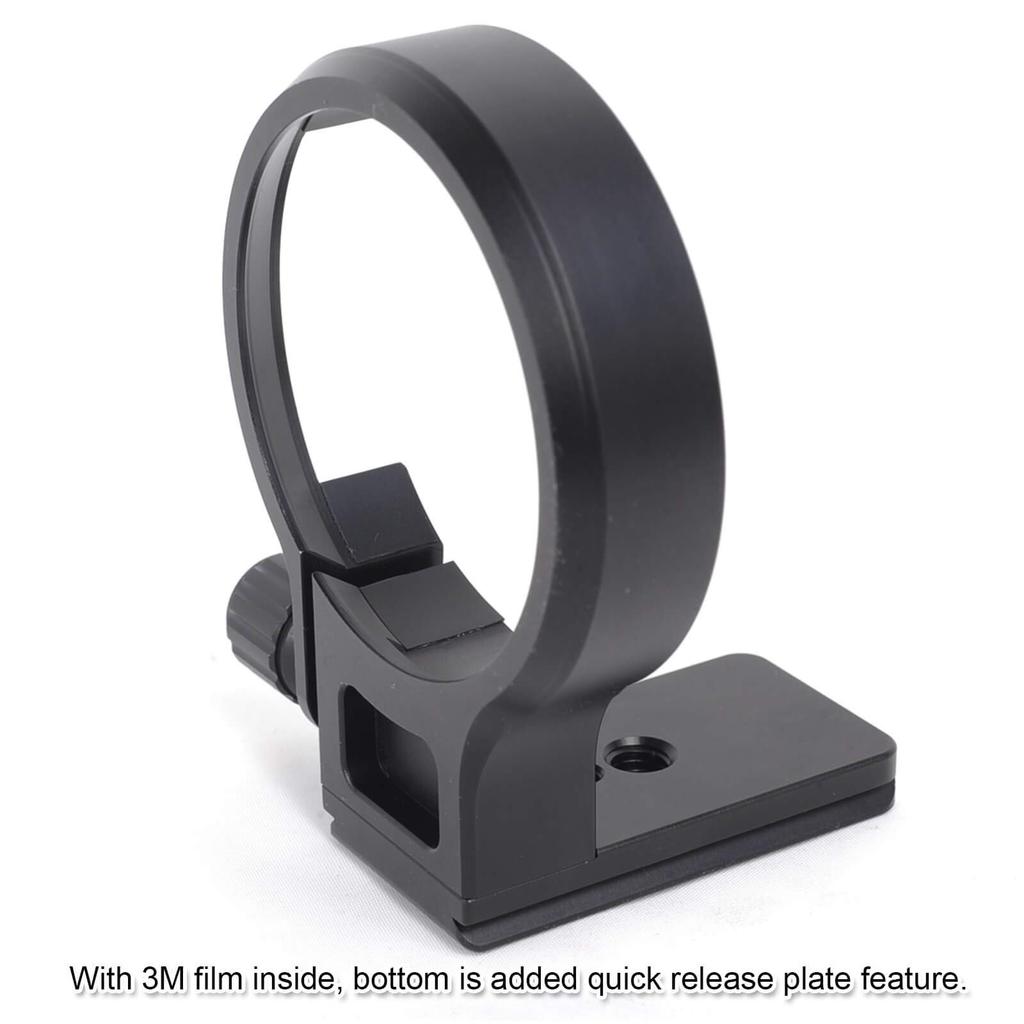 Tripod mount lens support tripod mount ring for the Sony G OSS telephoto zoom lens with quick release plate on the bottom and and screw holes ring,