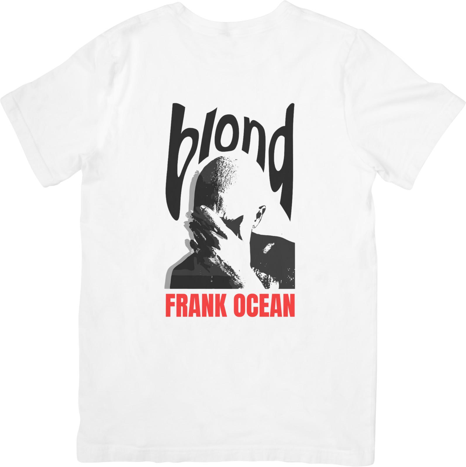 

Frank Ocean 2 Music Fit for Men Women Quality Cotton T-Shirt White. S