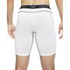 Nike Pro Dri-Fit Allenamento Elasticizzato Logo Traspirante Pantaloncini Fitness Uomo Pantaloni Bianco DD1918-100