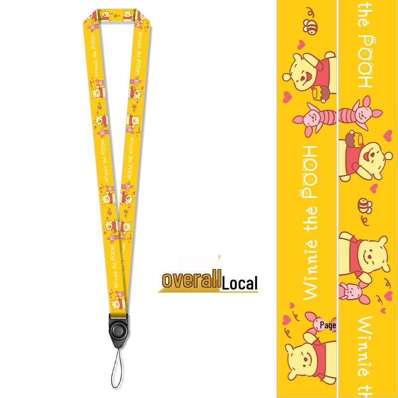 Lanyard Nero Multifunzionale Personalizzato Creativo con Porta Badge Separato per Badge Identificativi dei Dipendenti.