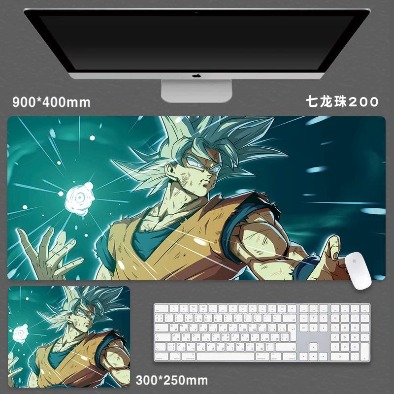 High Quality Japanese Animation Seven Dragon Ball Mouse Pad Oversized Boys Animation Two-dimensional E-sports Game Computer Keyboard Student Desk Pad