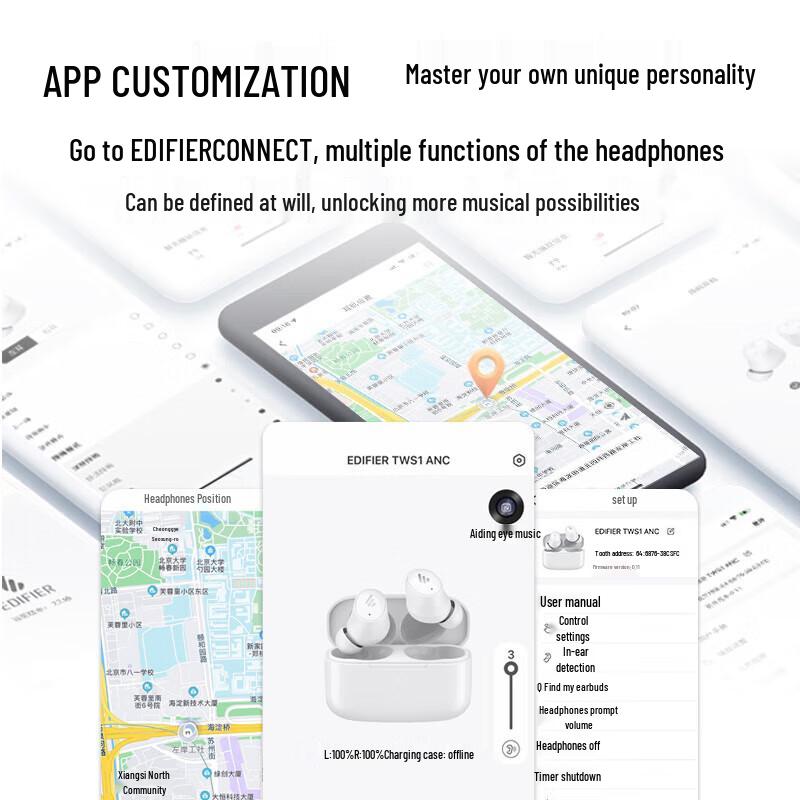 Edifier TWS1 ANC True Wireless Earbuds