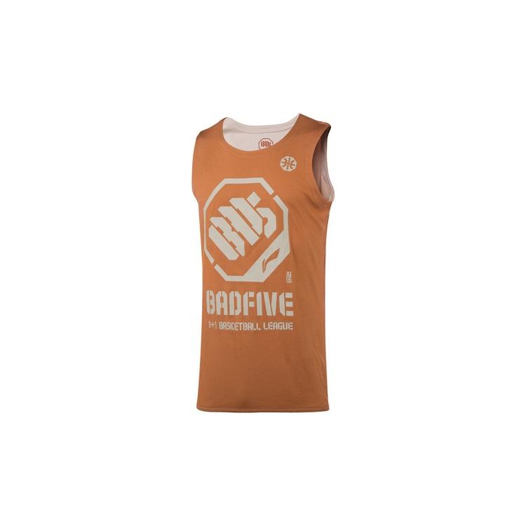 Li-Ning BadFive Logo Basketball Jersey Orange White Men s AAYQ007-7 XXL