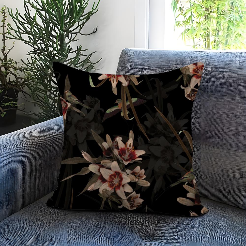 Klassische A-AllsaintsS Blumige Kissenhülle Bequeme Wendekissenhülle Ideal für Auto Sofa Schlafzimmer & Mehr
