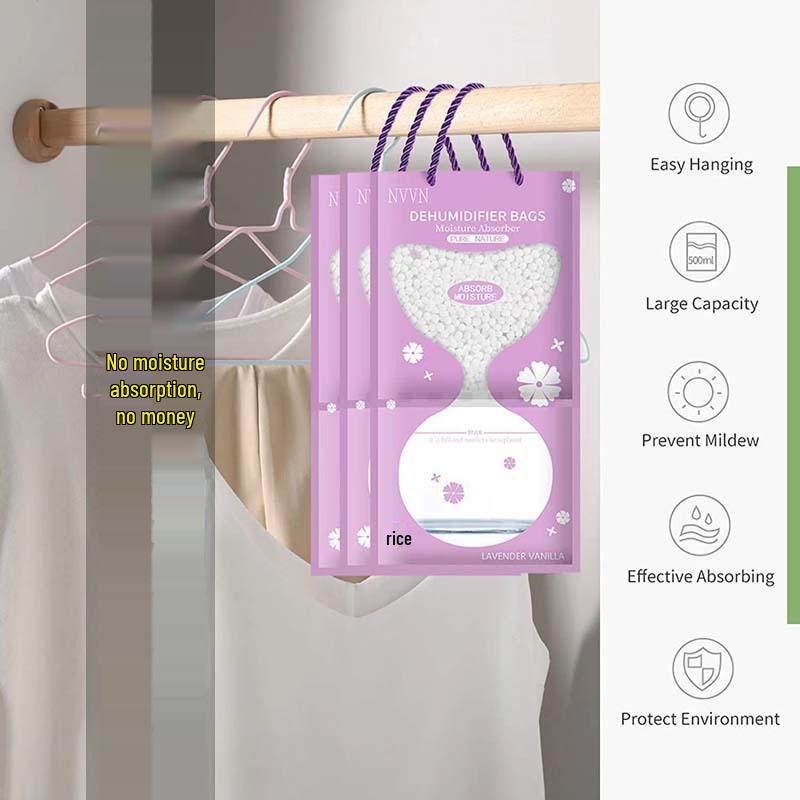 Indoor Wardrobe Moisture-Proof Dehumidifier Bag - Mold & Moisture Absorption Box