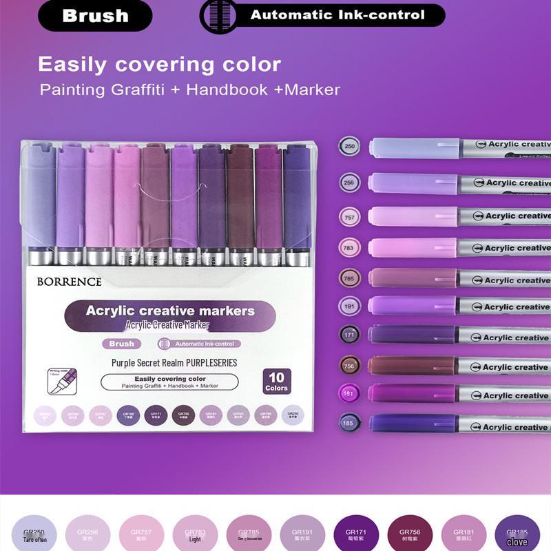 Fixy na bázi oleje s dvojitým hrotem pro studenty umění a anime, ideální pro dětskou kresbu a vybarvování.