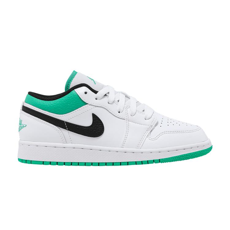 Air Jordan 1 Low GS White Lucky Green 36