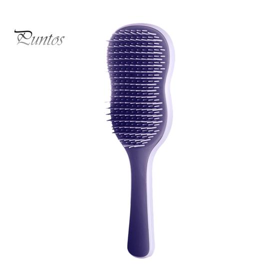 Peigne de massage à coussin d'air avec poils doux, peigne de coiffure à long manche pour éviter les enchevêtrements de cheveux, brosse antistatique de massage du cuir chevelu pour femmes et filles