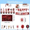 Decorațiuni de Halloween Set de Banner de Halloween și Decorațiuni Suspendate Spiralate
