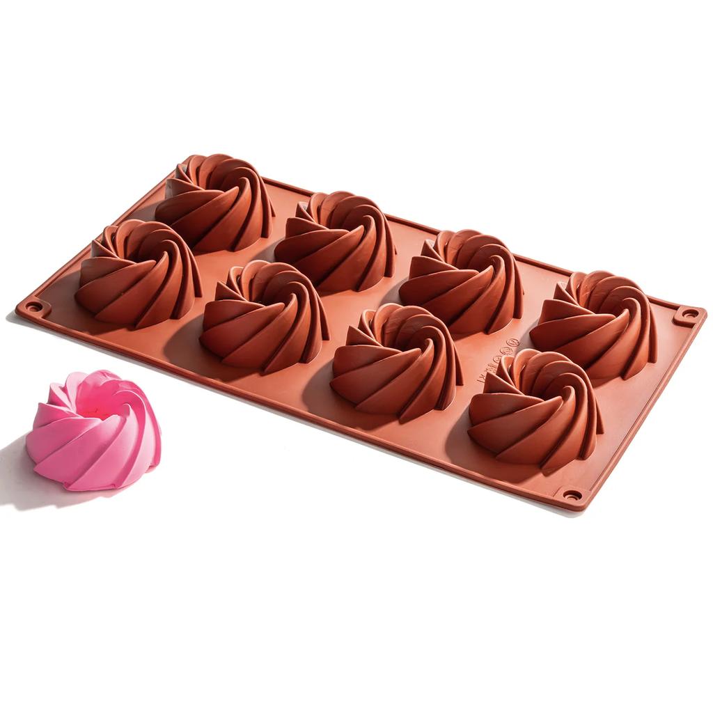 12 dutinová oválna forma na savarín mydlová forma muffinová forma na cupcakes silikónová forma na želé polymérová hlina remeselná umelecká DIY kuchynské pečenie nástroje