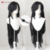 Anime Tian Guan Ci Fu Hua Cheng Cosplay Wig Heaven Officials Blessing Cosplay San Lang Black Wigs Heat Resistant Synthetic Hair