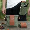 Foraging Bag, Outdoor Fruit Picking Storage, Waist-Mounted Tool Fanny Pack, Foldable Canvas Tool Storage Bag, Drawstring Foraging Pouch, Outdoor