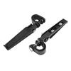 1 Pair U Clamp Footpegs 360 Degree Adjustable Universal Crash Bar Highway Footpegs for 1 Inch to 1.25 Inches Engine