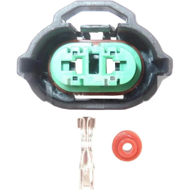 automotive wire connectors 1/5/10 Pcs 2 Pin Automotive Fog Lamp Socket Connector 6189-0935 Car maintenance(Female with Pin,1pcs) 1pcs