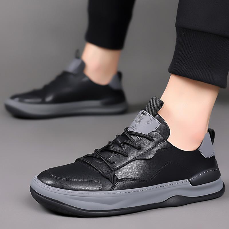 High Quality Man Luxury Designers Outdoor Sneakers Fashion Comfy Casual Leather Walking Shoes Antiskid Flat Tenis Masculino Shoe