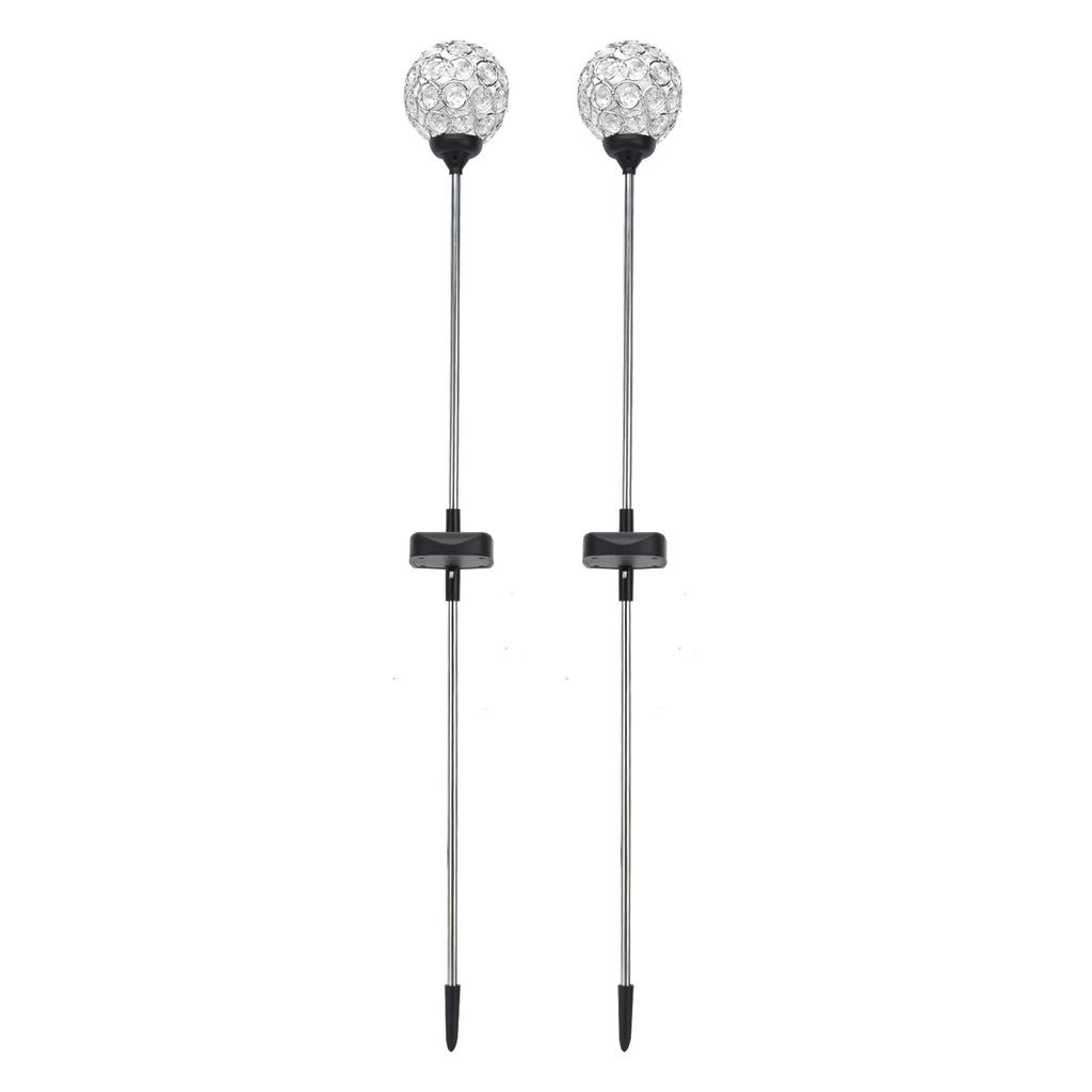 Solar Garden Lights Outdoor LED Globe Lamp Color Changing IP65 Waterproof for Pathway Lawn