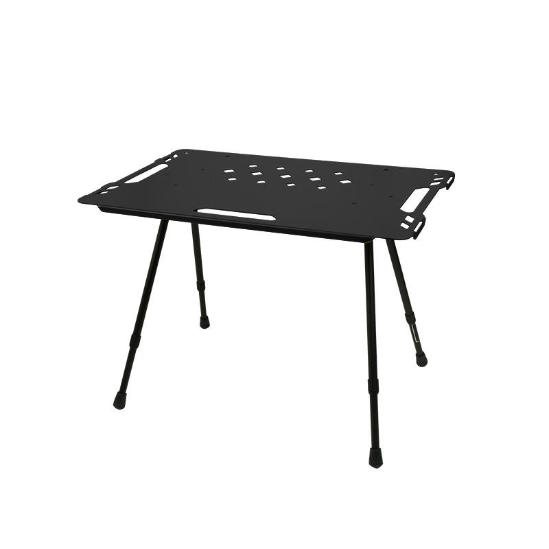 Camping Aluminum Table Alloy Folding Table With Carrying Bag Lightweight Outdoor Desk Picnic Blackened Tactical Table New