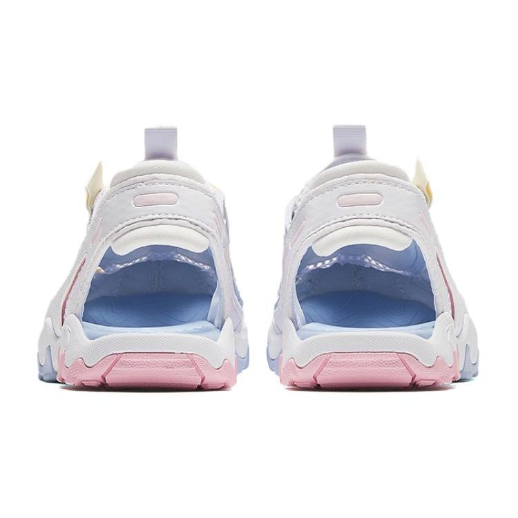 Anta Kinder Verstellbare Zehenkappe Rutschfeste Langlebige Sandalen Kinder Sandalen Weiß Blau A322426953-1