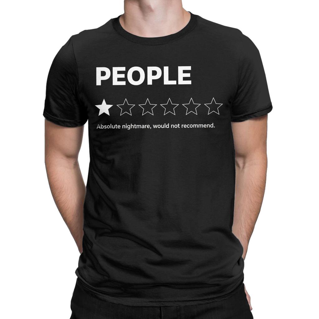 Unisex Unisexs T-Shirt Leute Absoluter Albtraum Würde Nicht Empfehlen unisex Humor Hipster 100% Baumwolle T-Shirt T-Shirt Kleidung Übergröße