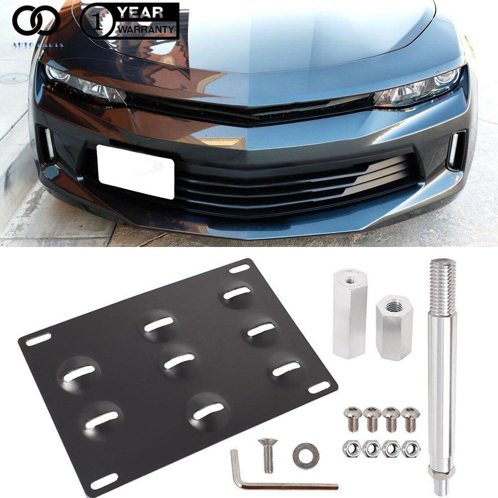 For 2016-2018 Chevrolet Camaro Bumper Tow Hook License Plate Bracket Mount Holder | 1 Year Manufacturer Warranty