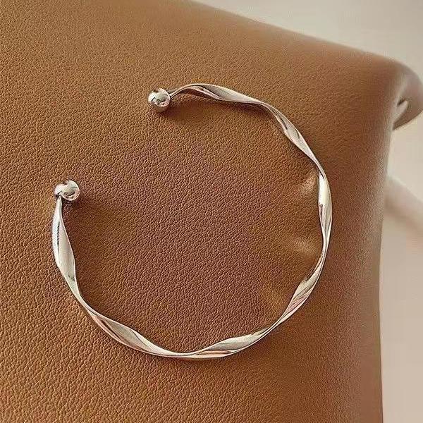 925 Sterling Silver Bead Chain Bracelets For Women Korean Sweet Double Layer Beautiful Stars Bracelets Original Jewelry Gifts