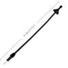 Firewall Mounted Transmission Stainless Steel Oil Dipstick With Black Housing - Compatible With GM 4L80E Dipstick Transmission LS LS1 LS3 LS6 LSX