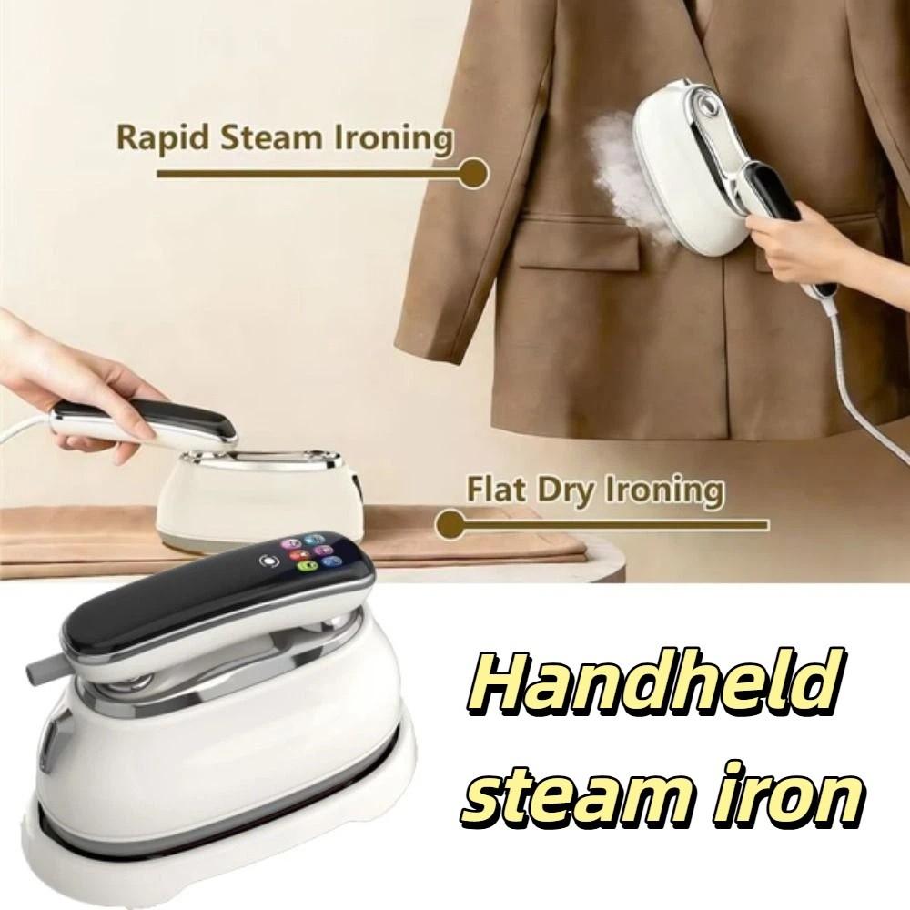 Handheld Steam Iron Portable Travel Steamer Iron 2-In-1 Steamer  For Clothes