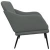 Dark Grey Bench 110 x 76 x 80 cm Fabric