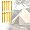 10Pcs Plastic Ground Peg Tent Anchors Outdoor Camping Peg Ground Stake Heavy Dutys Tent Peg for Outdoor Garden