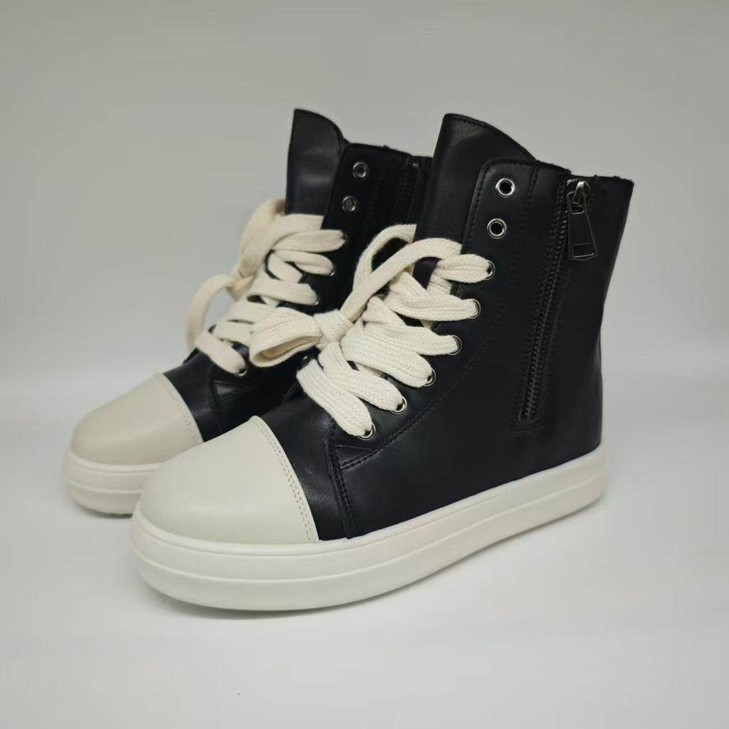 Fashion Women Black Sneakers 44 Chaussure Femme Women Sneakers Zipper Canvas Casual Shoes Woman Spring Ladies Shoe