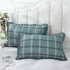 2 Pillowcases Household Pure Washed Cotton Four Seasons Quilted Pillowcase Single and Double Quilted Thickened High-end Pillowcase