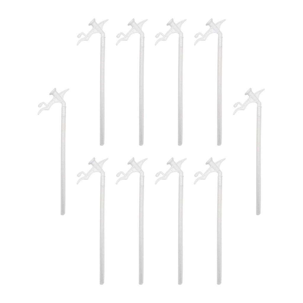 10x Spray Foam Replacement Tubes Transparent Spray Foam Sealant Tube Durable Length 16cm Tips Replace Part Replacement Tube