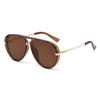 Big frame toad sunglasses retro style ins street shooting exaggerated hip hop sunglasses UV protection