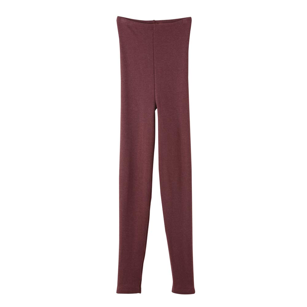 Gunze Hot Magic Kiwami Royal Size M Full-Length Leggings, Women's, Wine, (MH5961)