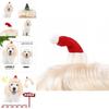 Festive Light Gold Long Wavy Pet Wig Hat For Dogs And Cats Ideal For Holiday Celebrations
