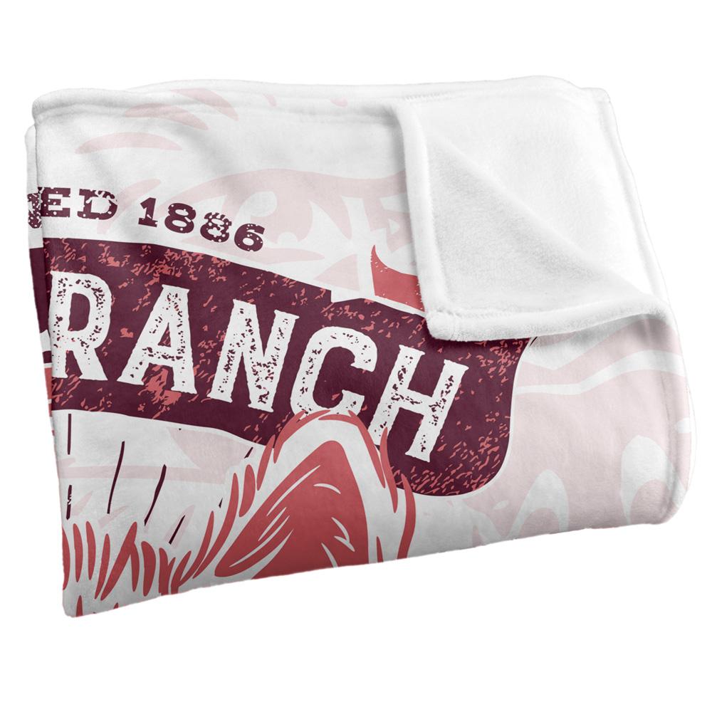 Yellowstone Protect The Land Silky Wolf Supersoft Blanket