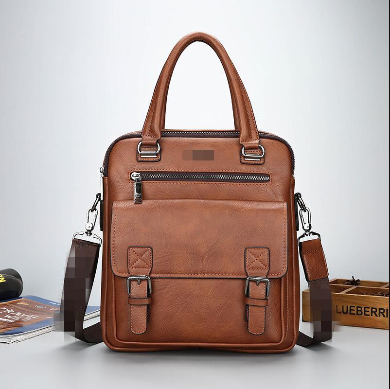 Men's Big Bag One-shoulder Handbag Casual Fashion Business Bag Briefcase