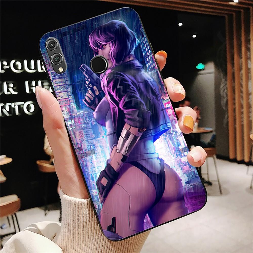 Ghost in the Shell Phone Case For Huawei Honor 10 lite 9 20 7A 9X 30 50 60 70 pro plus Soft Silicone Cover