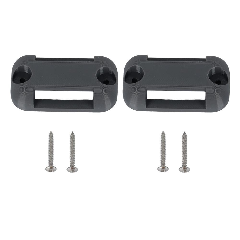 2set Caravan Ladder Bracket Base Grey Plastic Bunk Ladder Bracket Kit for Titta Swift Coachman Caravan Motorhome RV Accessory