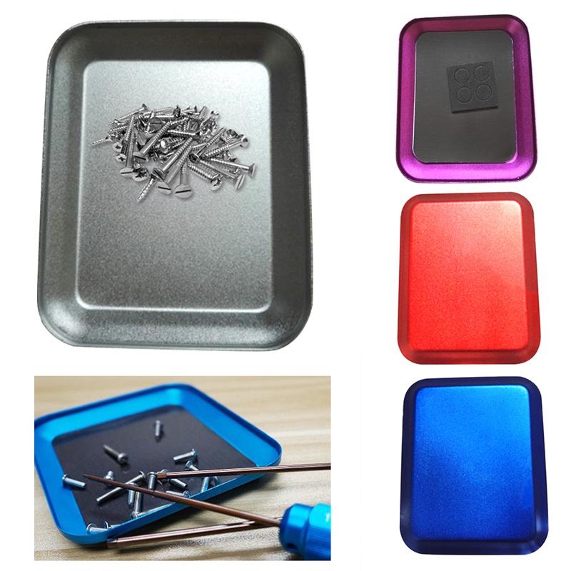 Placa de parafuso de força magnética da bandeja da placa de armazenamento do parafuso da liga de alumínio