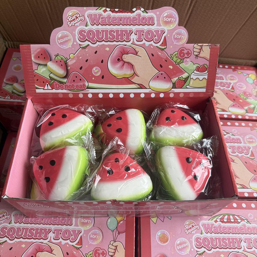 Slow Rebound Watermelon Squeeze Toy - Stress Relief & Decompression