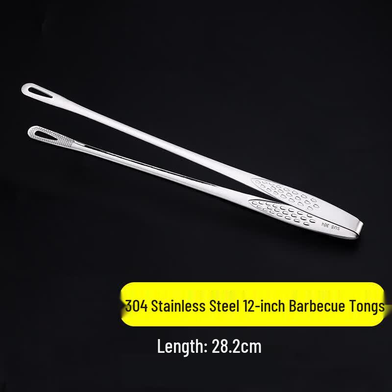 Heavy-Duty Anti-scald Stainless Steel Food Tongs