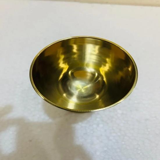 15.24 Cm Hand-Engraved Royal Brass Wine Goblet Polished Gold Cup Weddings, Housewarmings Birthdays, Anniversaries Gift